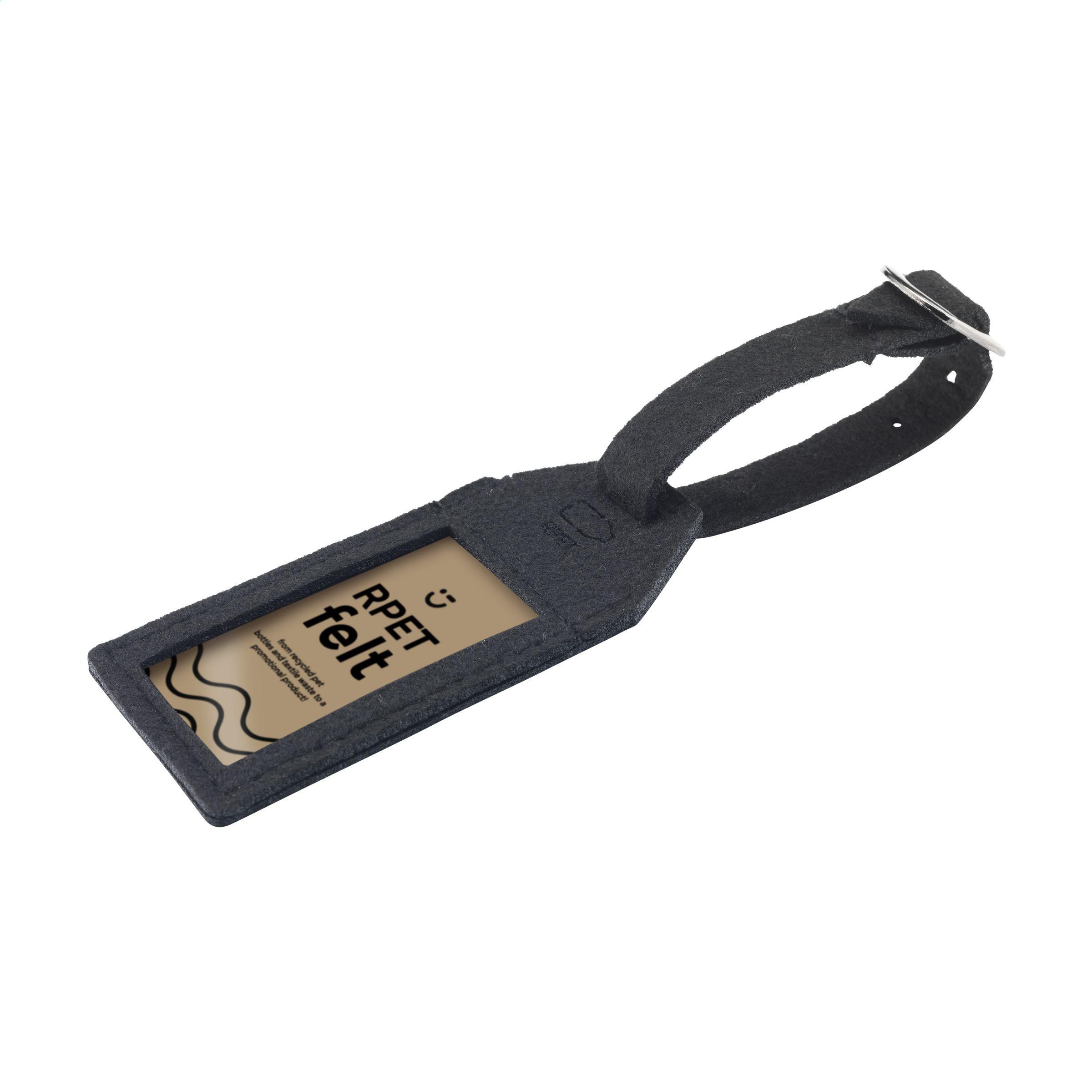 RPET Felt GRS Luggage Tag étiquette de bagage