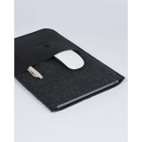 Vue 8 de Recyc Felt&Apple Imitation Leather LaptopSleeve 16p