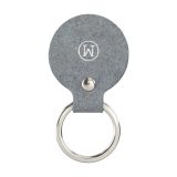 Vue 5 de Recycled Denim Textile Keyring Round porte-clés