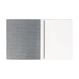 Vue 3 de Recycled Textile Refillable Notebook A5 carnet de notes