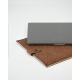 Vue 5 de Recycled Leather Laptop Sleeve 14"