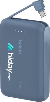 Vue 2 de Belkin BoostCharge Power Bank 10K Câble intégré