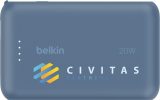 Vue 4 de Belkin BoostCharge Power Bank 10K Câble intégré