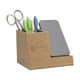 Vue 2 de Cork Pen Holder Wireless Charger porte-stylo chargeur