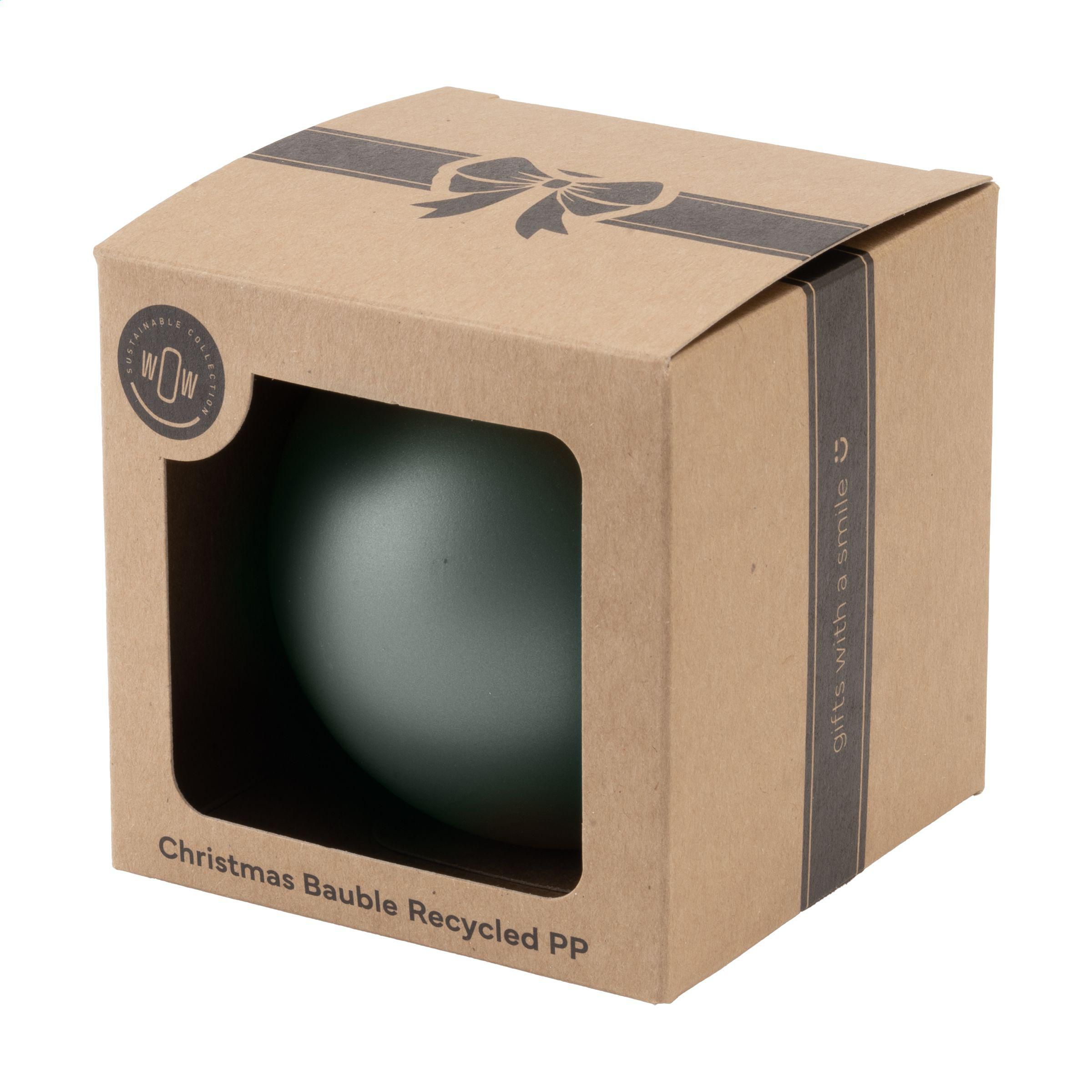 Boule de Noël Ø 7cm Recycled PP Box - Made in Europe
