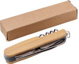 Vue 6 de Couteau de poche Phoebe | Bambou | 9 pièces