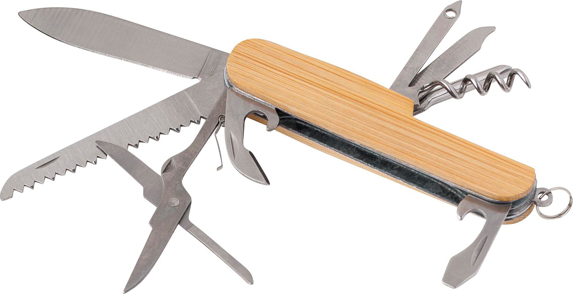 Couteau de poche Phoebe | Bambou | 9 pièces