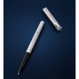 Vue 6 de Waterman Allure Chrom CT Stylo Roller - encre noire