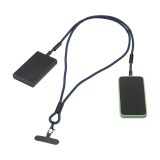 Vue 2 de Lanyard 2-in-1 GRS RPET Load & Sync USB Cable