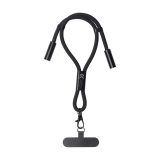Vue 1 de Wrist Lanyard 2-in-1 GRS RPET Load & Sync USB Cable