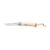 Vue 2 de Opinel Inox No 8 couteau de poche en étui à couteau