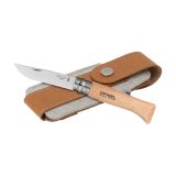 Vue 1 de Opinel Inox No 08 couteau de poche en étui à couteau