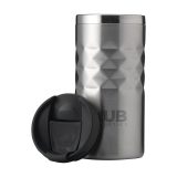 Vue 3 de Geometric Mug RCS Recycled Steel 280 ml gobelet iso