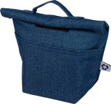 Vue 4 de Sac isotherme Mira | Denim | Rabat roulé | 8 l