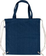 Vue 7 de Sac à cordon Dex | Denim | 6,6 l