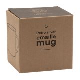Vue 2 de Retro Silver Mug en Émail 350 ml