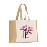 Vue 1 de Jute Canvas Shopper (320 g/m²) sac shopping