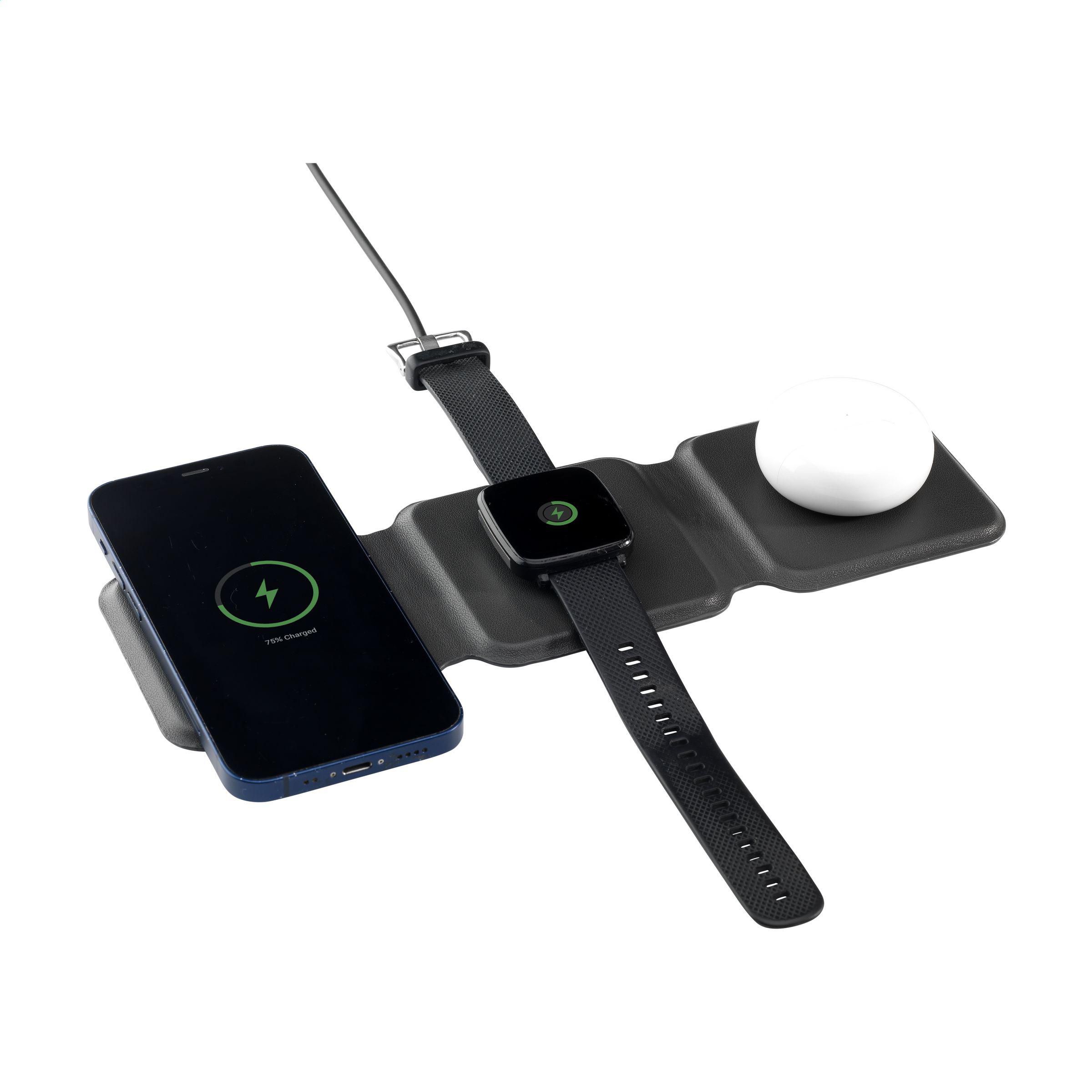 TriCharge RCS Recycled PU Wireless Charger chargeur