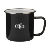 Vue 1 de Retro Silver Mug en Émail 350 ml