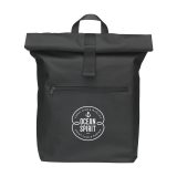 Vue 1 de Lennon RCS Recycled Roll-Top Backpack sac à dos