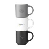 Vue 3 de Stack Mug Black 180 ml