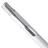 Vue 3 de Stylo bille Anisa | Finition caoutchoutée