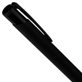 Vue 3 de Stylo bille Anisa | Finition caoutchoutée