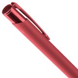 Vue 3 de Stylo bille Anisa | Finition caoutchoutée
