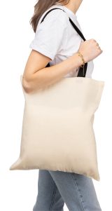 Vue 3 de Sac de courses Maris | Coton | Poignées colorées