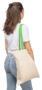 Vue 4 de Sac de courses Maris | Coton | Poignées colorées