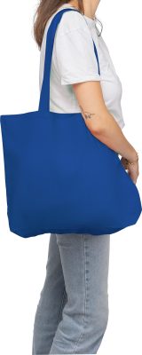 Vue 5 de Sac de courses Tarin | Coton | Soufflet 10 cm