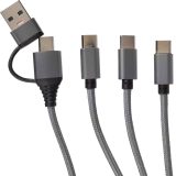 Vue 3 de Câble de charge Hexa | 6-en-1
