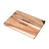Vue 2 de Planche à découper Heinz | Acacia | Avec aiguiseur