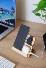 Vue 7 de Chargeur sans fil Tribu | Bambou | 3-en-1