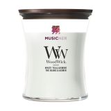 Vue 1 de WoodWick White Tea & Jasmine Medium Candle bougie parfumée