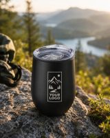 Vue 4 de Gobelet thermos double paroi Zoe | 300 ml