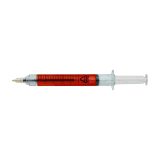 Vue 2 de Stylo Dr. David | Plastique | Forme seringue