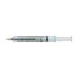 Vue 2 de Stylo Dr. David | Plastique | Forme seringue