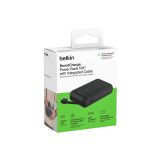 Vue 7 de Belkin BoostCharge Power Bank 10K Câble intégré