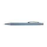 Vue 3 de Stylo bille Emmett | Finition caoutchoutée