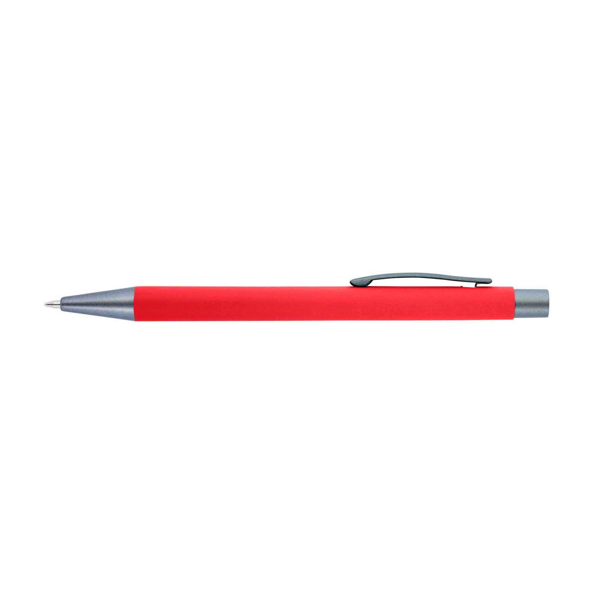 Stylo bille Emmett | Finition caoutchoutée