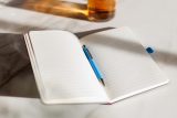Vue 15 de Stylo bille Emmett | Finition caoutchoutée