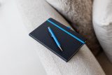 Vue 9 de Stylo bille Emmett | Finition caoutchoutée