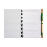 Vue 2 de Carnet Stella | Carton | Ligné | Avec stylo bille
