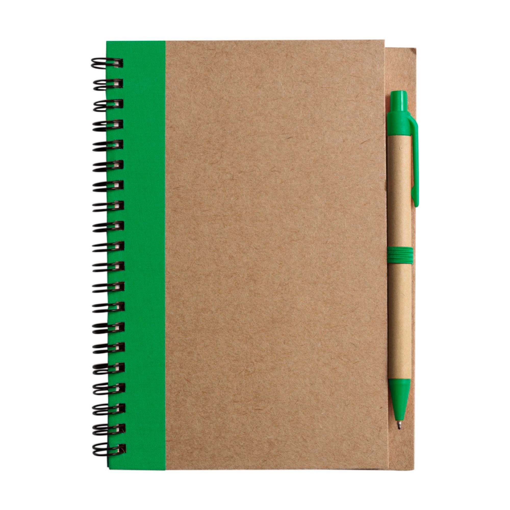 Carnet Stella | Carton | Ligné | Avec stylo bille