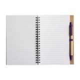 Vue 2 de Carnet Stella | Carton | Ligné | Avec stylo bille