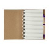 Vue 5 de Carnet Stella | Carton | Ligné | Avec stylo bille