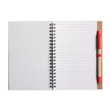 Vue 2 de Carnet Stella | Carton | Ligné | Avec stylo bille