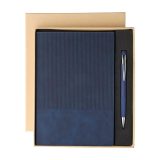 Vue 13 de Set carnet Tarek | Simili-cuir | A5 | Avec stylo bille