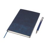 Vue 5 de Set carnet Tarek | Simili-cuir | A5 | Avec stylo bille